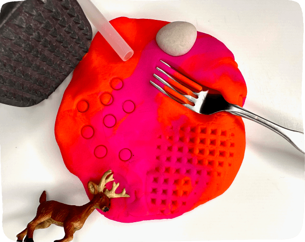 Playdough Prints: A Sensory Guessing Game for Kids